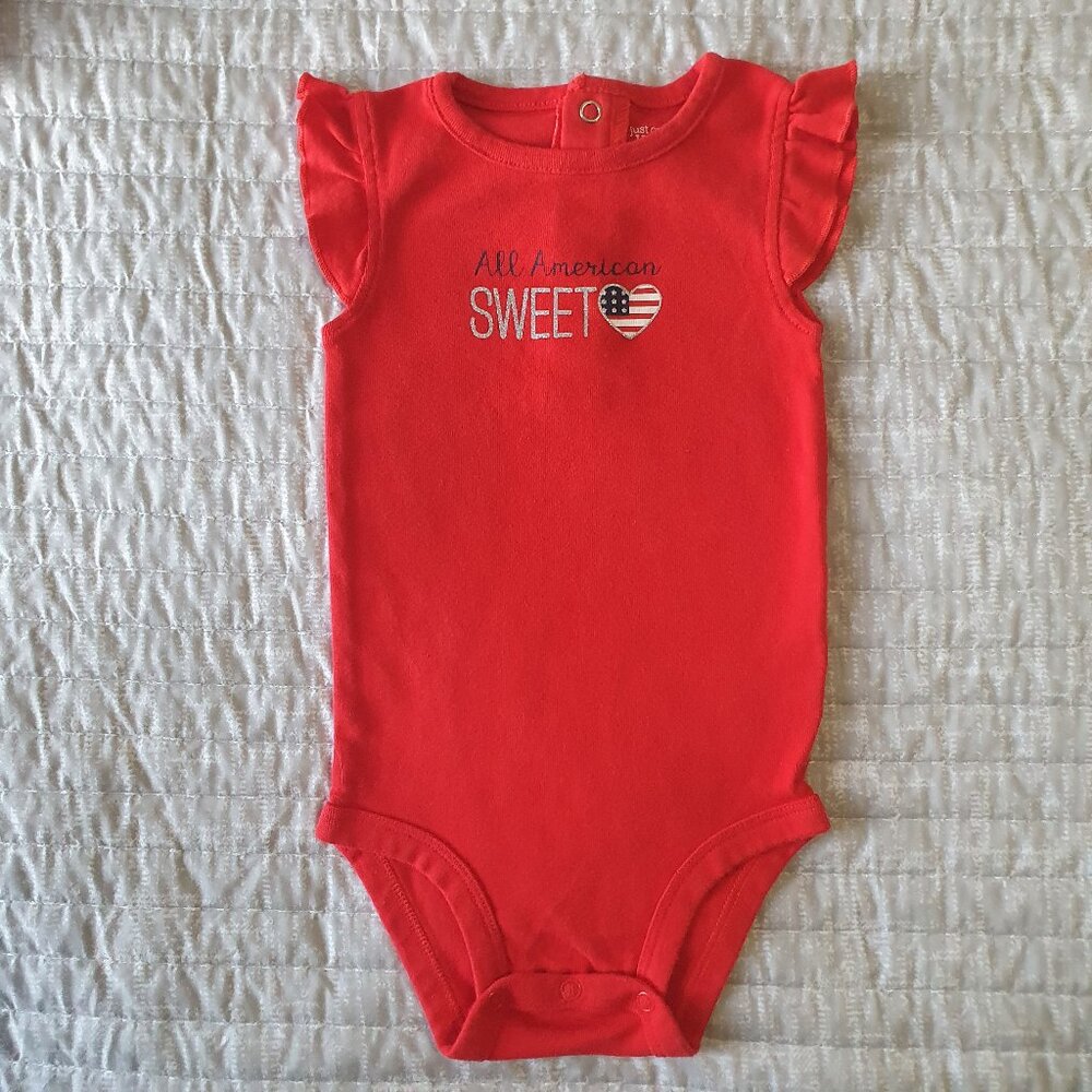 Carter's Just One You Bodysuit 18 Months "All American Sweet"
